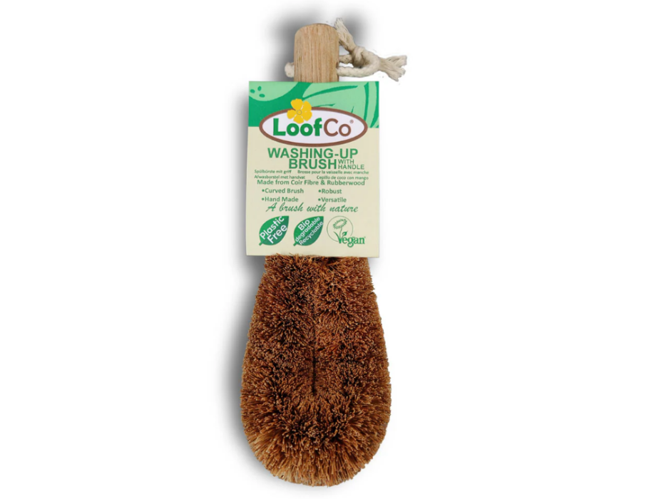 Escova para lavar louça Loofco com cabo - coco