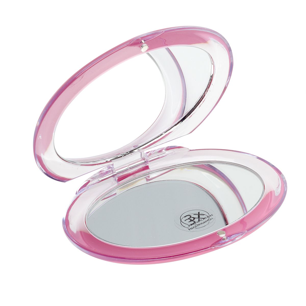 Lsp mirrors bag mirror oval 3x magnifying assorted