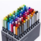 Tombow • Fudenosuke Brush Pen Twin Tip Black + Grey