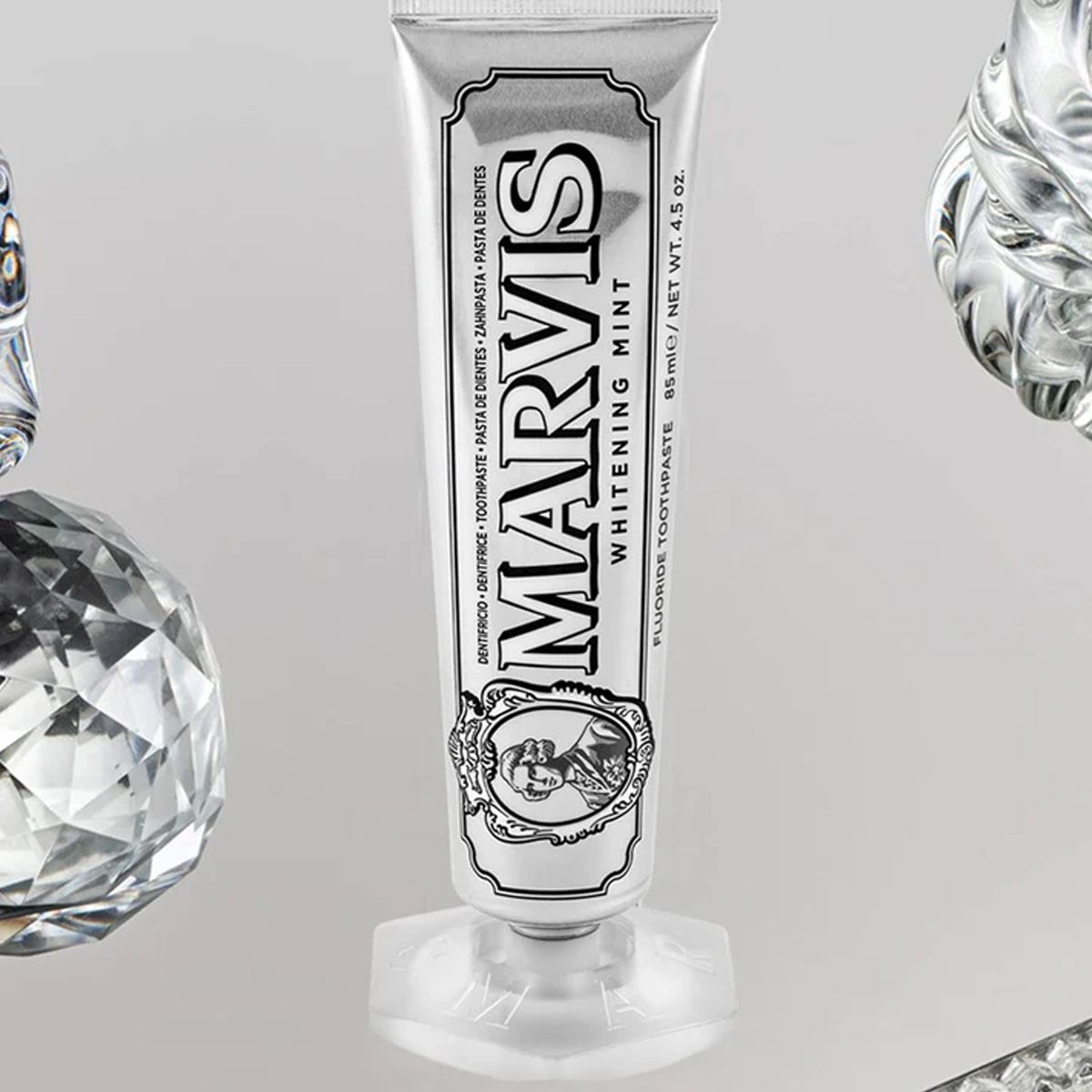 Marvis toothpaste holder white