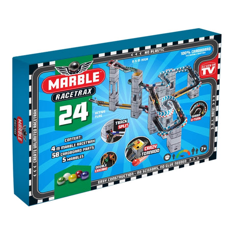 Marble racetrax začetni set 24 listov 4m