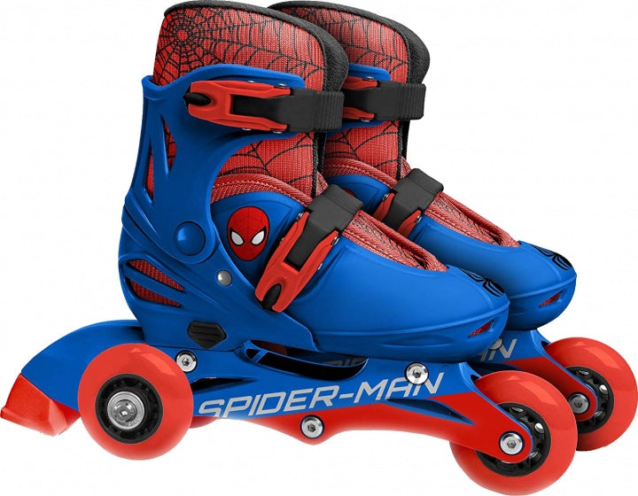 Marvel Spider-Man inlineskates hardboot rood blauw maat 27-30