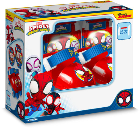 Marvel Spidey Roller Skates réglables Bleu rouge taille 23-27