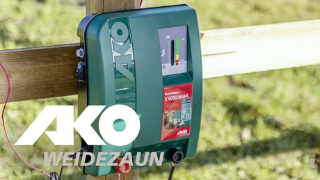 Ako products duo power x6000 smart electric fence energizer 230v12v