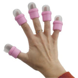 Sibel Nagelentferner, Fingerhüte einweichen, rosa, 10 Stück.
