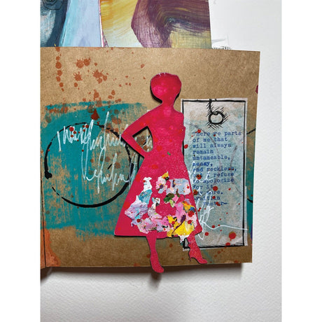 Ranger ink ranger • dina wakley media aglomerado molda as mulheres