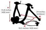 Minoura Liveride Trainer LR341 + fjärrkontroll