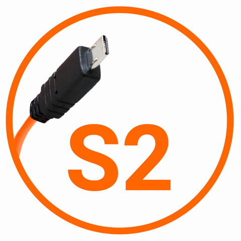 Miops Camera Connection Cable S2 Orange