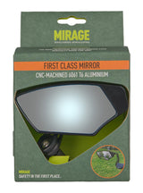 Mirage Mirror Bar-End Turning Luxury Dimning Glass Black Metallic On Card