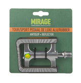 Mirage Sport Tour pedal alu gumijast anti -zvijač Deluxe zemljevid