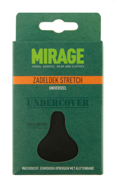 Mirage Zadeldek universeel stretch nylon zwart