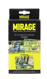 Footrests Mirage with rubber belt including frame tube clamp