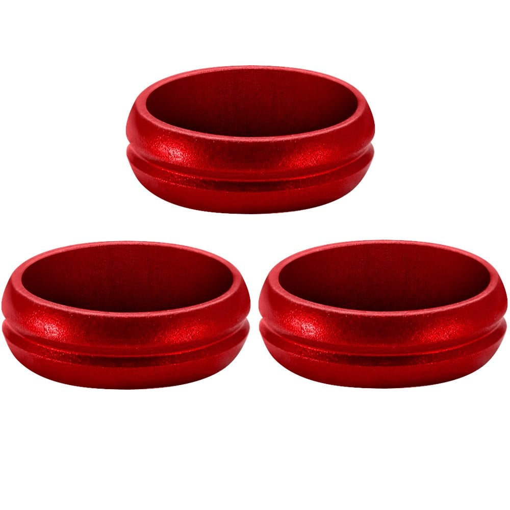 Mission Mission Aluminium F-Lock Rings Red