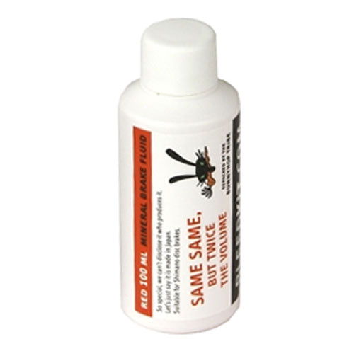 Bleedkit mineral brake fluid red 100ml