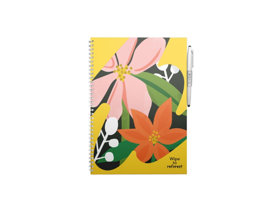 Moyu exchangeable notebook Hardcover A4 Flower Vibes