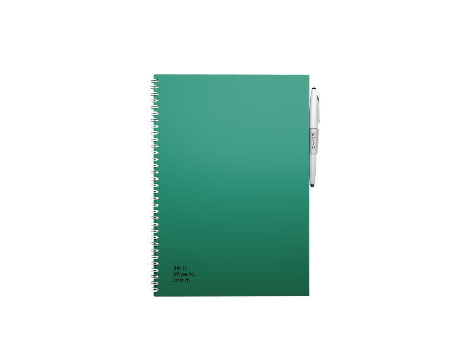 Moyu exchangeable notebook Hardcover A4 Forest Green