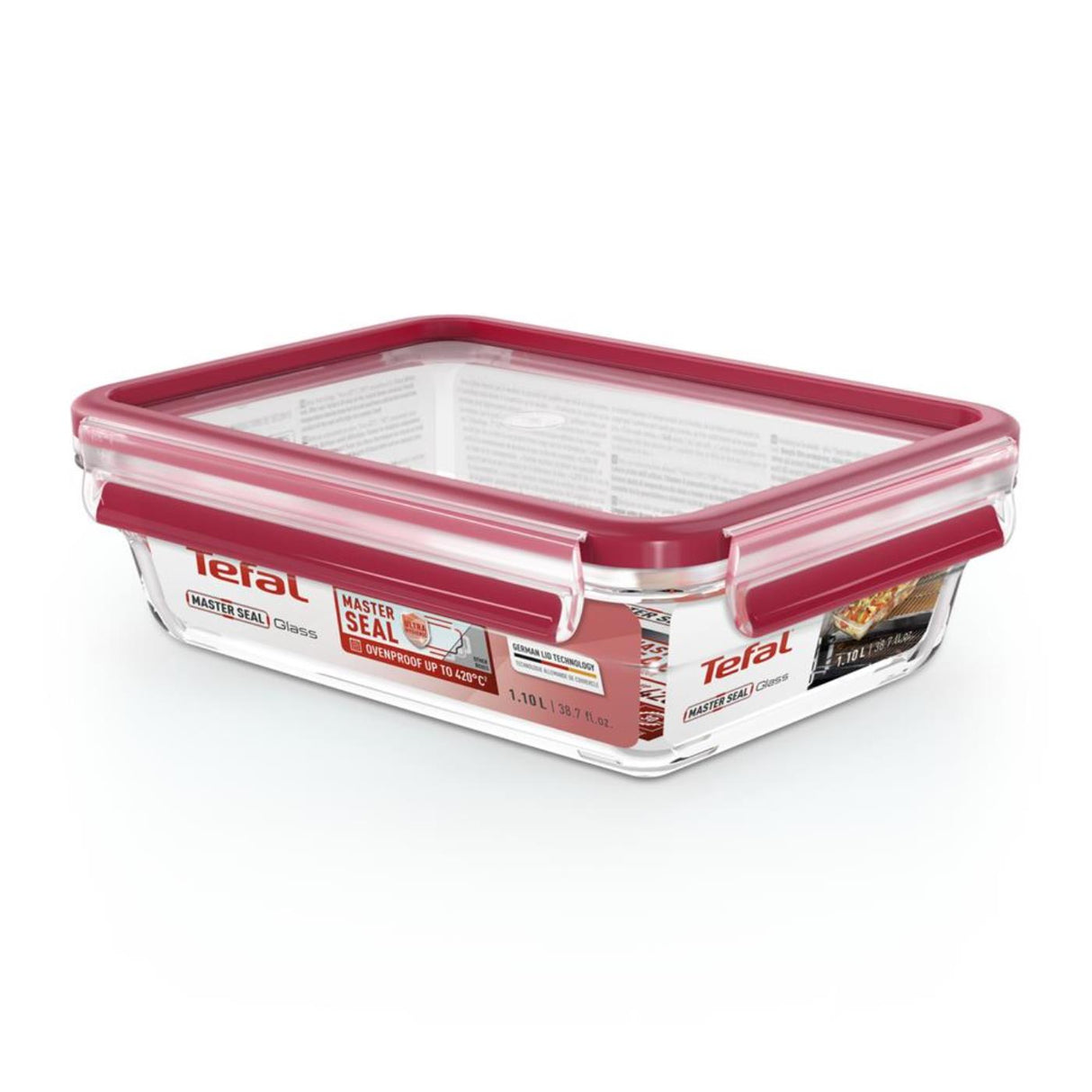 Tefal master seal glass 800ml rectangular