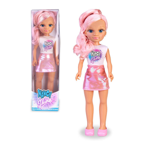 Pinypon nancy shine doll 45cm pink