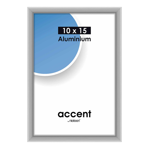 Nielsen Design Nielsen Fotoram 51224 Accent Mat Silver 10x15 cm