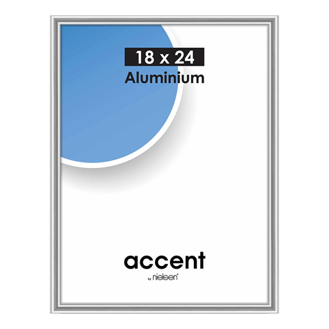 Nielsen Design Nielsen Photo Frame 53423 Accent Glossy Silver 18x24 cm