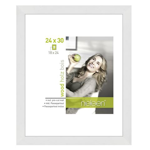 Nielsen Design Nielsen Photo Frame 8988007 Apollon White 24x30 18x24 cm