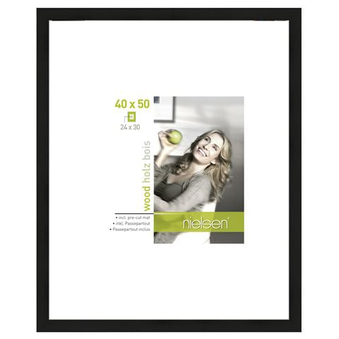 Nielsen Design Nielsen fotoram 8988021 Apollon Black 40x50 24x30 cm