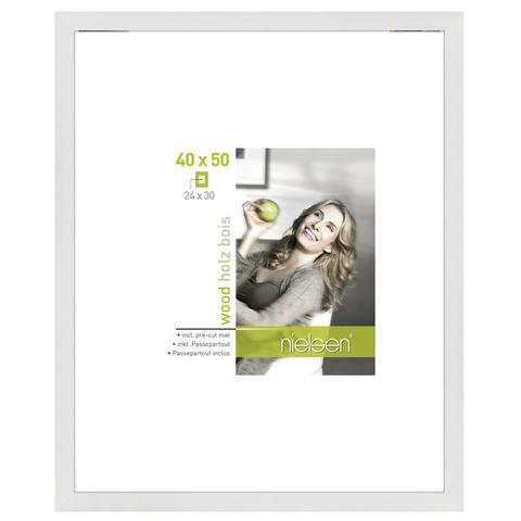 Nielsen Design Nielsen Frame photo 8988022 APOLLON WHITE 40X50 24X30 CM