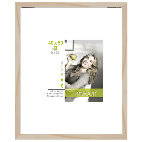 Nielsen Design Nielsen Photo frame 8988023 Apollon Naturel 40x50 24x30 cm