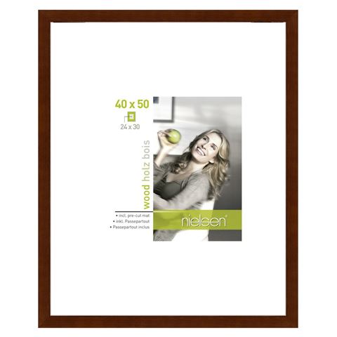 Nielsen Design Nielsen Photo Frame 8988024 Apollon Wenge 40x50 24x30 cm