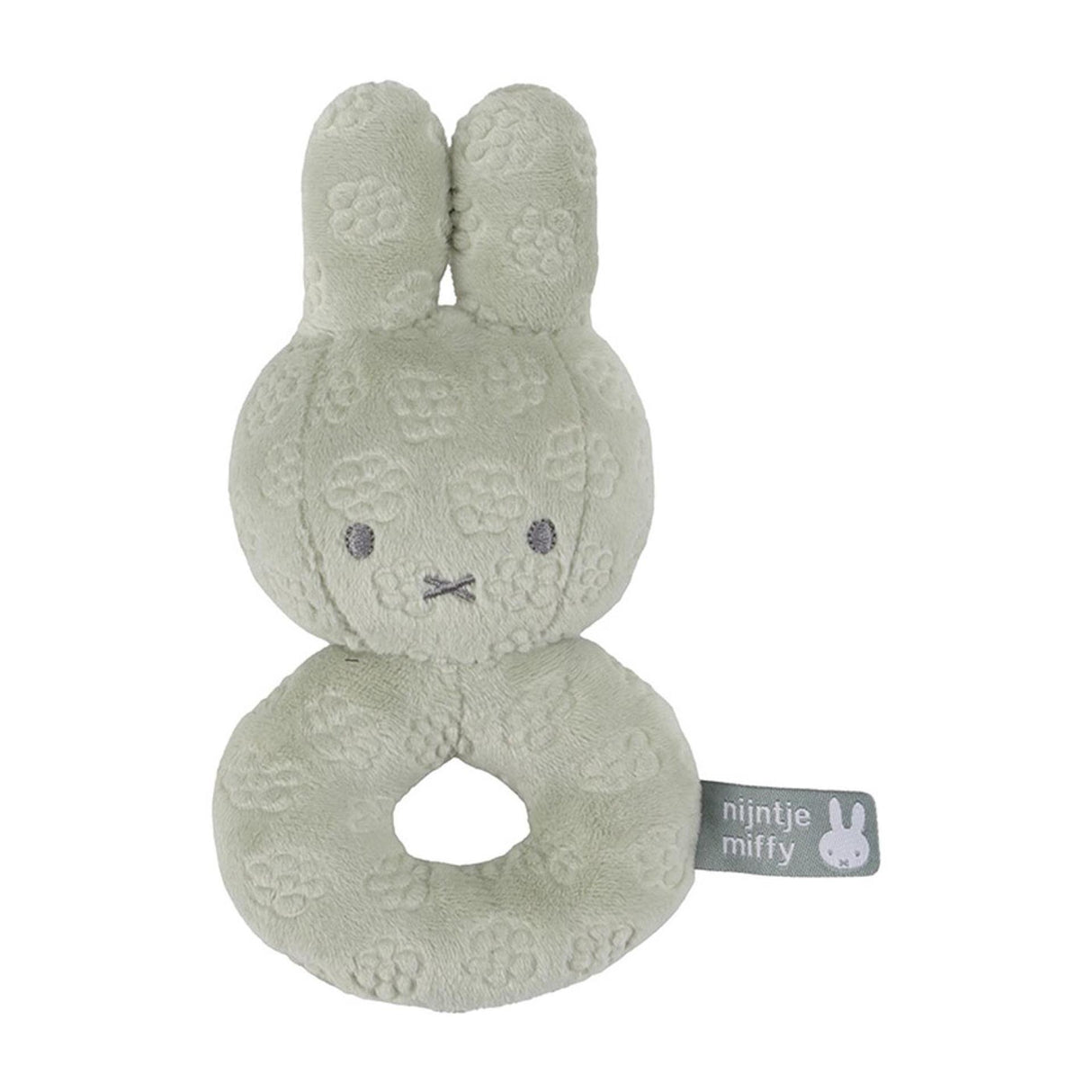 Little Dutch Miffy rattle green flower