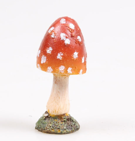 Sesonginspirert dekorasjonssoppkule 4x4x8cm