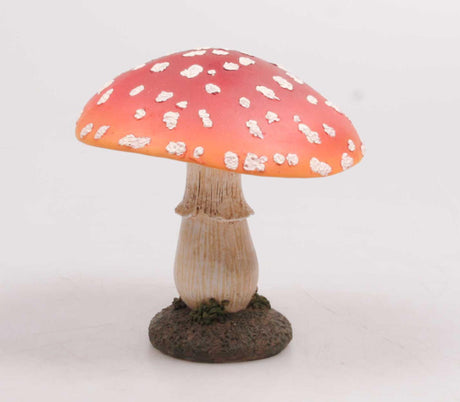 Szezon ihlette dekoráció kerti szobor gomba 9x9x13 cm