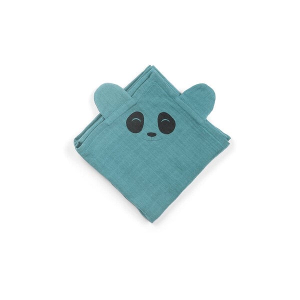 Nuuroo Nuuroo Bjørk Hugging Muslin Cloth 2-Pack Panda