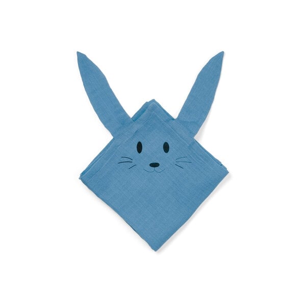 Nuuroo Nuuroo Bjørk Hugging Muslin Cloth 2-Pack Rabbit