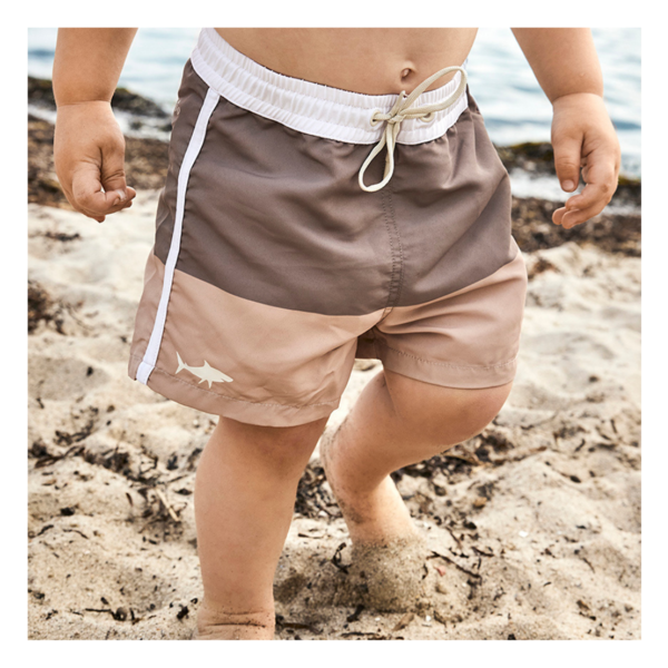 Nuuroo Nuuroo Milo Swim Shorts Ligth Brown Warm Green