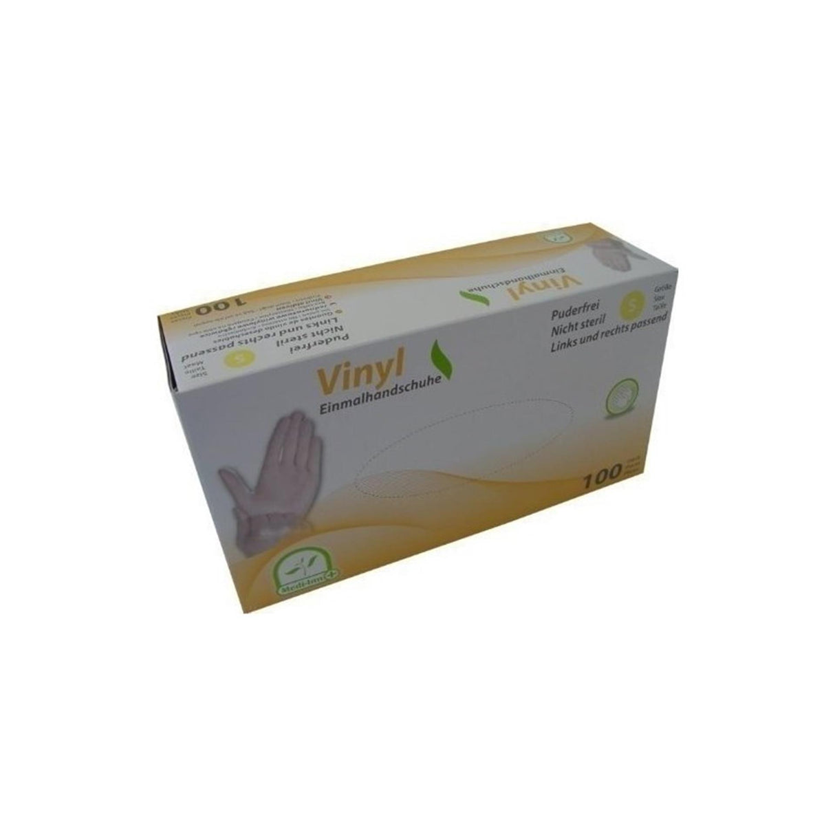 Medi-inn disposable gloves vinyl l 100