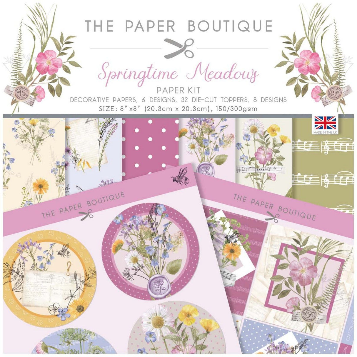 The paper boutique • spring meadows paper kit