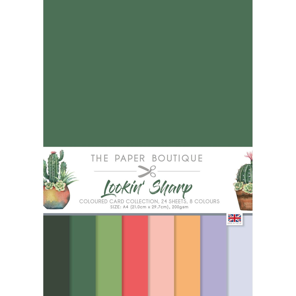 The paper boutique • Lookin' sharp colour card collection