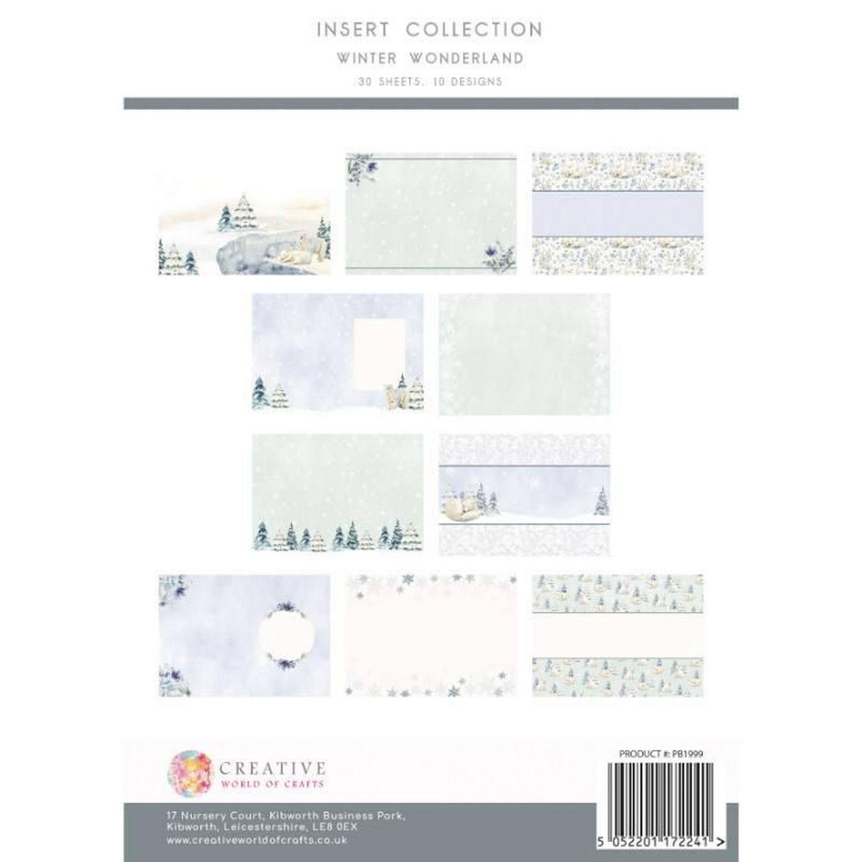 The paper boutique • winter wonderland insert collection