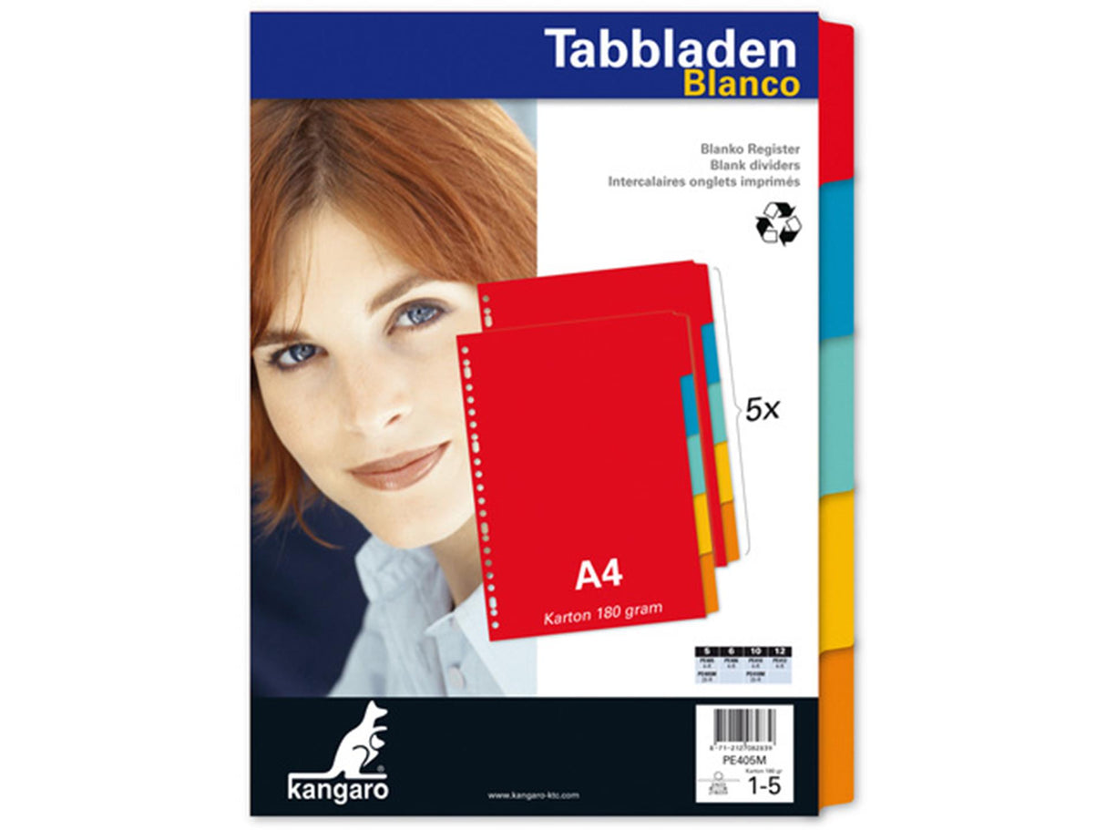 Kangaro Tabs A4 23 Ringkarton