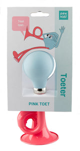 Cycling horn lure Pexkids - Pink with green ball