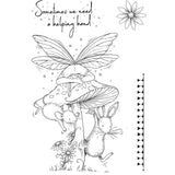 Pink Ink Designs • Clear Stamp Set Oops a Daisy A6