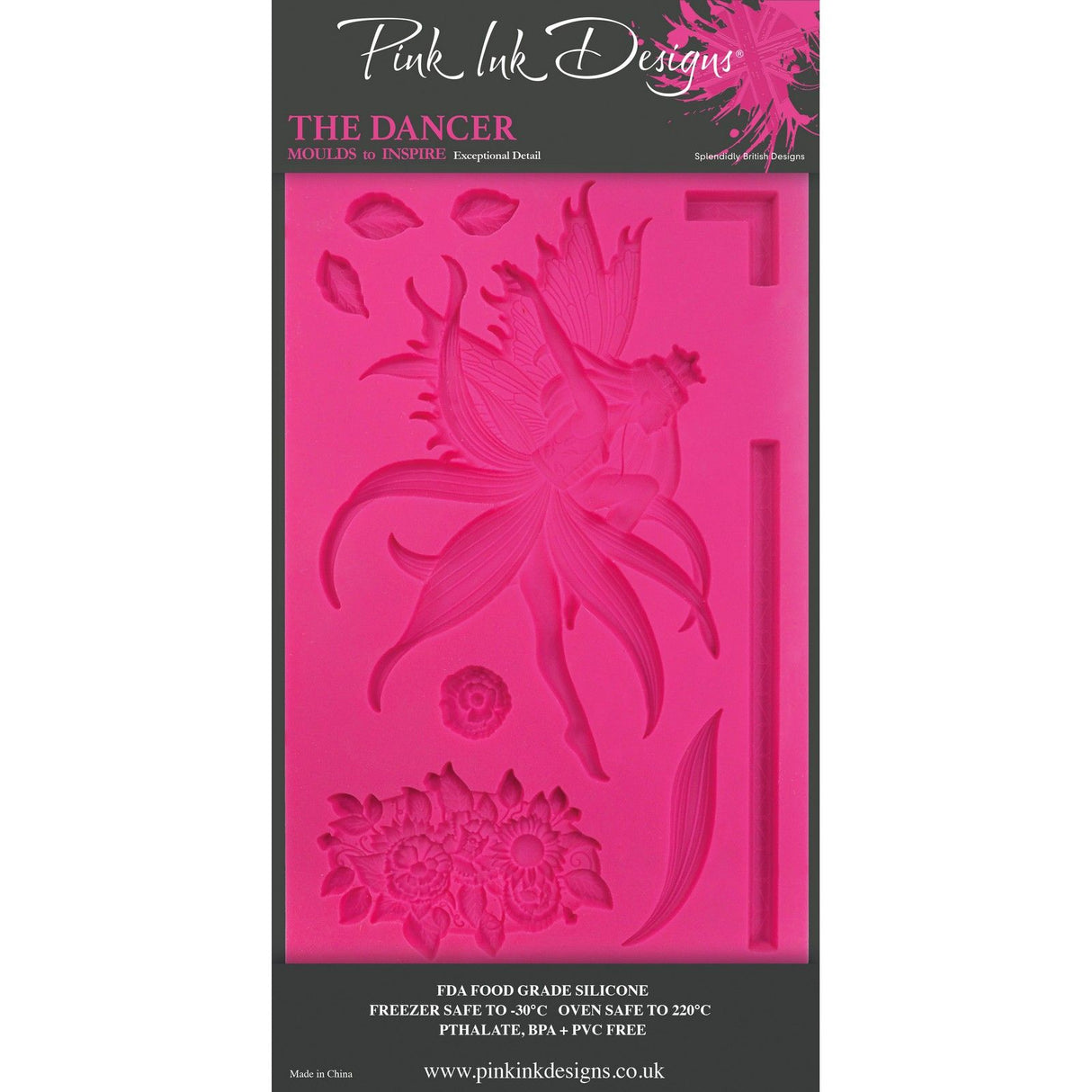 Pink ink designs • silicone mold the dancer