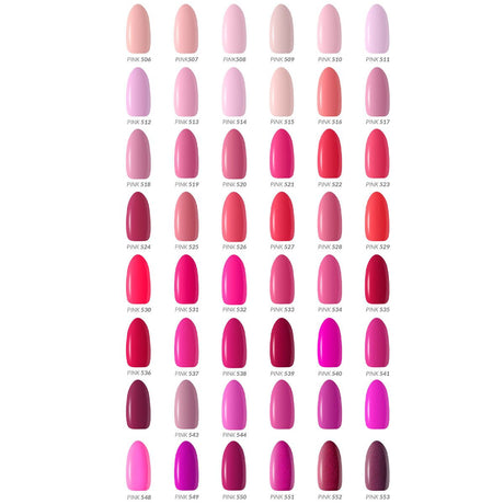 Claresa UV LED gel Polish 5ml Pink 530 Rainbow Explosion