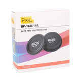 Pixel Lens Rear Cap BF-16L + Body Cap BF-16B voor Canon