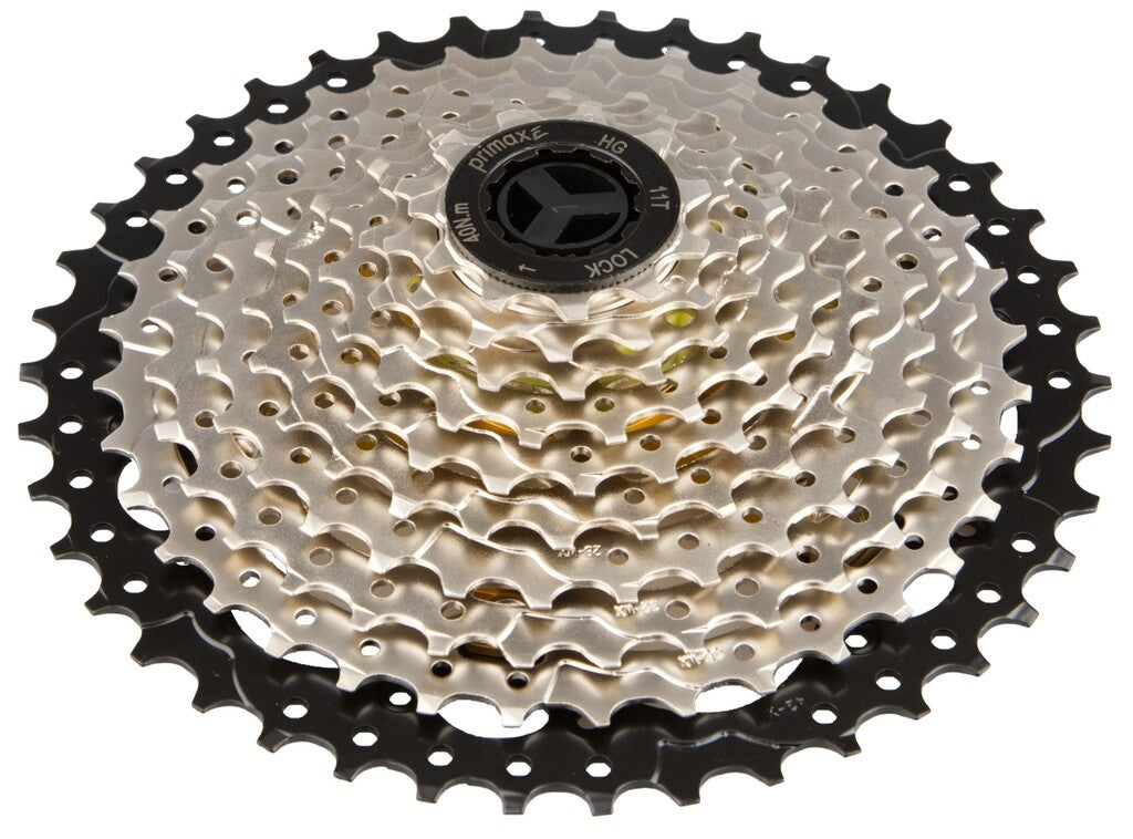 Tecora E cassette 10 speed 11-42t zilver in doosje