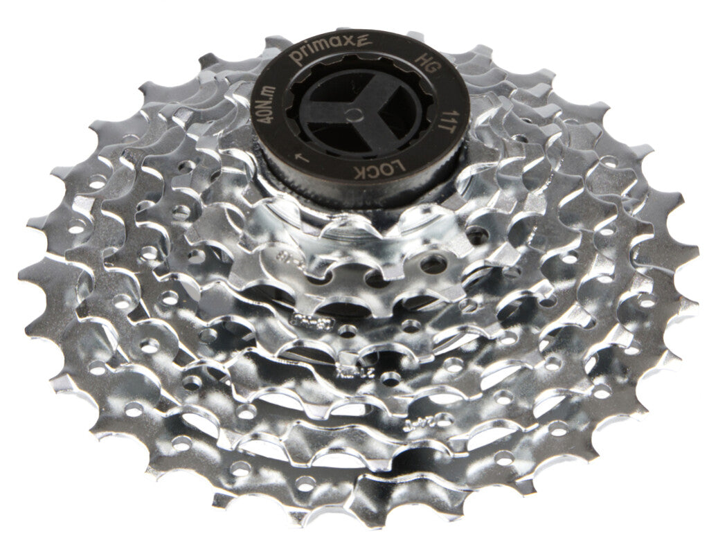 Tecora E cassette 7 speed 11-28t zilver in doosje