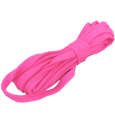 Dekoband Filz rosa 10 m | 24 Stück
