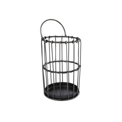 Korg Jill metallgrå 17 cm | 12 stycken