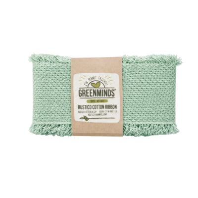 Greenminds ribbon rustic mint 2 m | 30 pieces